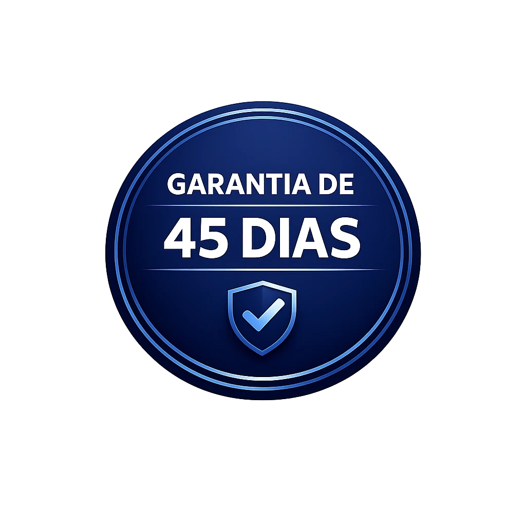 Selo de garantia de 45 dias